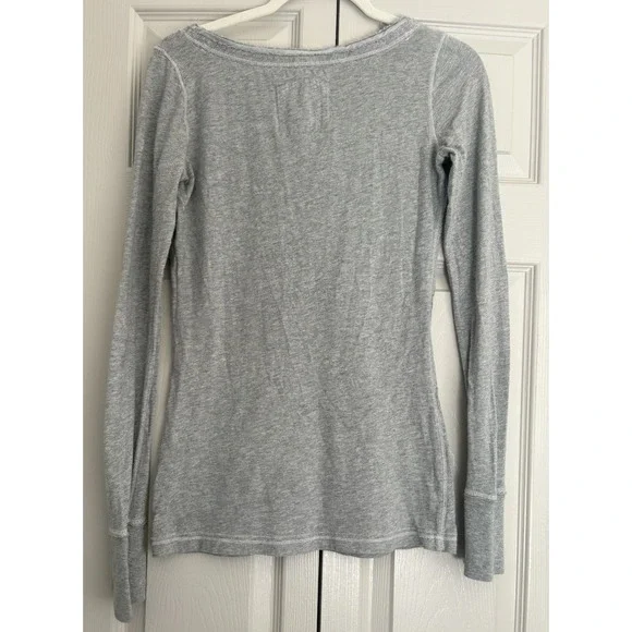 Abercrombie & Fitch Y2K Vintage Bella Swan Cotton Long Sleeve Women's Gray Small